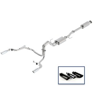 Ford F-150 Performance Exhaust - Rear - Ford Racing - Touring Cat-Back, Dual Rear Exit - `15-`18